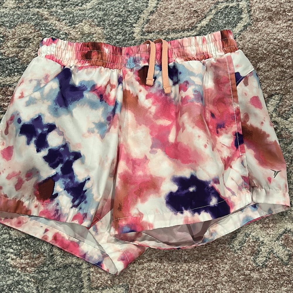 Old Navy Kids Tie-Dye Shorts - Pink, Blue, White